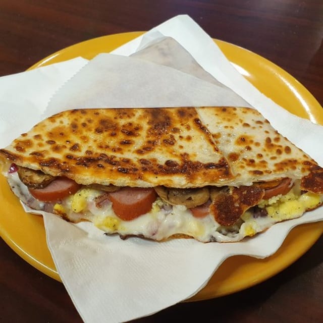 Alaskan Breakfast Crepe.